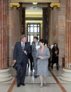 v.li. Jean Asselborn - Außenminister von Luxemburg und Mag.a Barbara Prammer - Nationalratspräsidentin