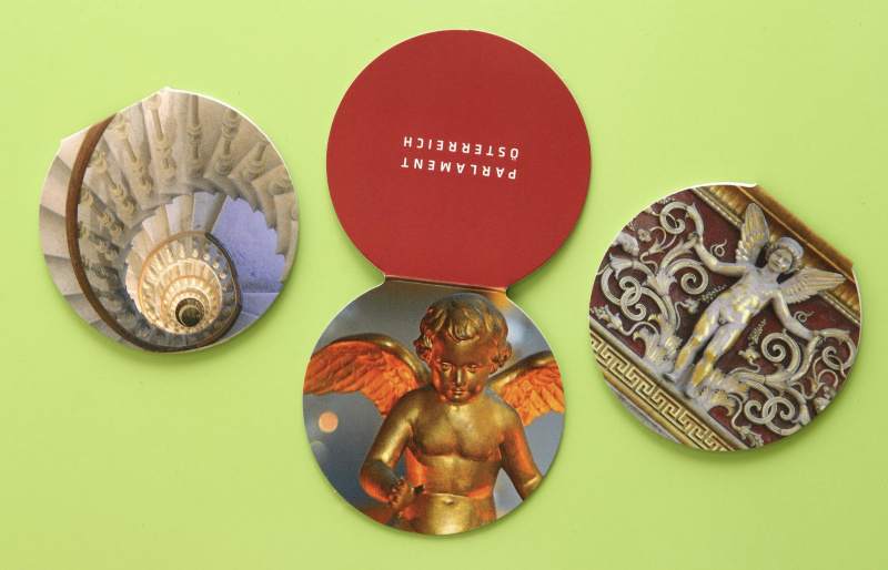 Lesezeichen magnetisch (rund und eckig, mit diversen Motiven aus dem Parlament)
