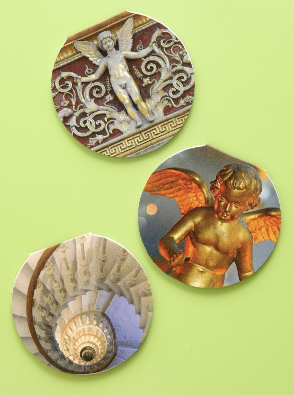 Lesezeichen magnetisch (rund und eckig, mit diversen Motiven aus dem Parlament)
