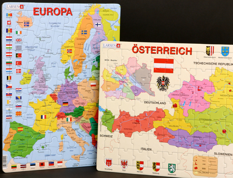 Puzzle (Motiv: Österreich oder Europa)