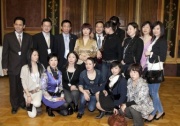 Gruppenfoto mit Weiping Zhan - Ueberseechinesenkomitee (Bildmitte)