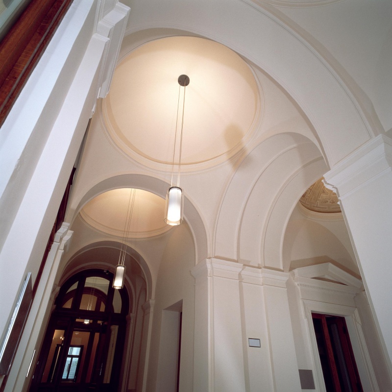 Blick ins Gewölbe, Erdgeschoß.