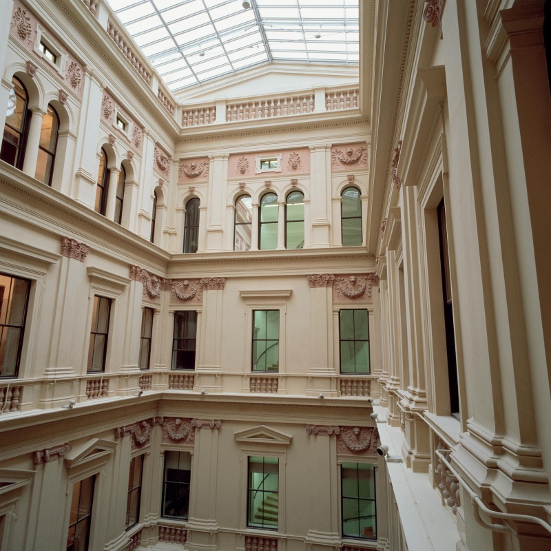 Ansicht des Innenhofs.