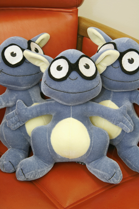 Demokratiewerkstatt-Maskottchen Lesko