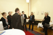 Bundesratspräsident Erwin Preiner (1. v.li) mit den Künstlern