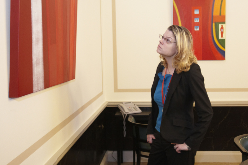 Veranstaltungsteilnehmerin