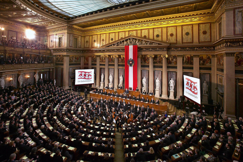 Blick ins Plenum des Bundesversammlungssaal