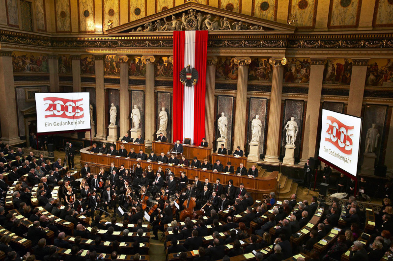 Blick ins Plenum des Bundesversammlungssaal