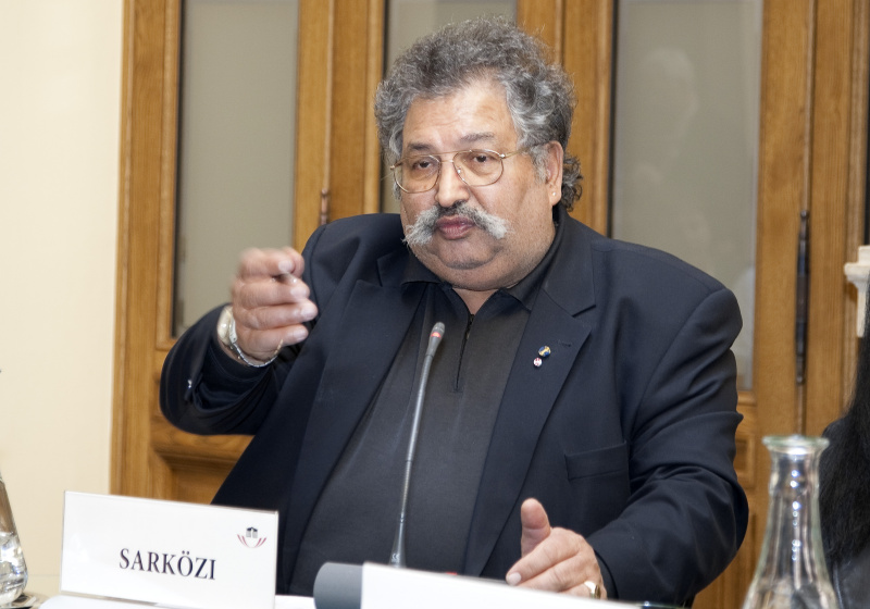 Prof. Rudolf Sarközi - Obmann des Kulturvereins Österreichischer Roma