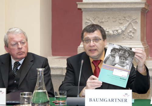 v.li. Dr. Franz Vranitzky - Bundeskanzler a.D. und  Dr. Gerhard Baumgartner - Historiker und Journalist