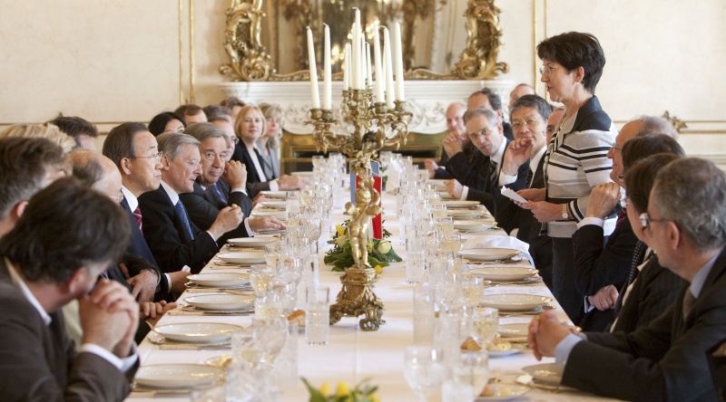 Ansprache von Nationalratspräsidentin Mag.a Barbara Prammer beim Mittagessen.