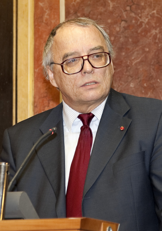 Mag. Wolfgang Rank - Praesident des Katholischen Laienrates Oesterreichs am Rednerpult.