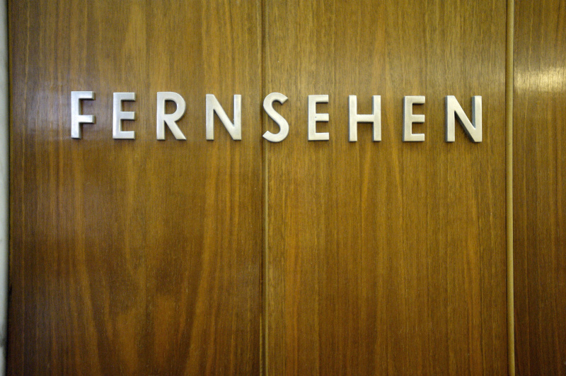 Beschriftung FERNSEHEN