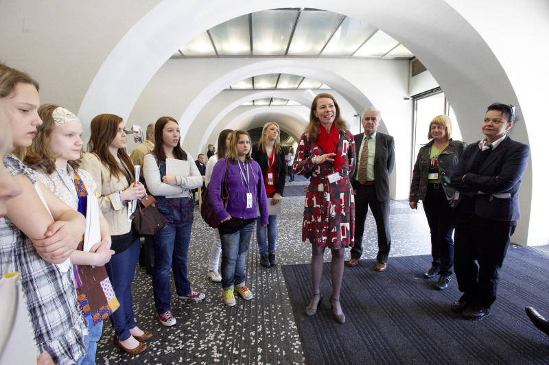 Teilnehmerinnen bei der Führung