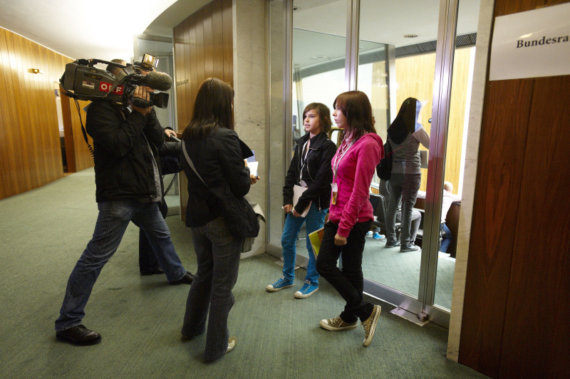 Teilnehmerinnen bei der Führung