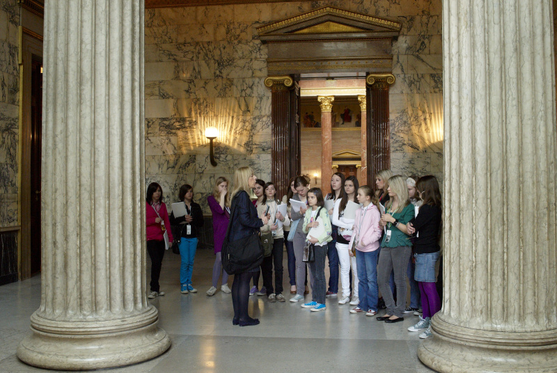 Teilnehmerinnen bei der Führung
