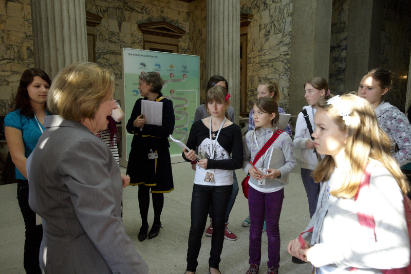 Teilnehmerinnen bei der Führung