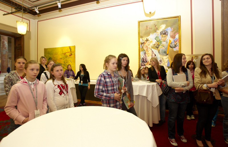 Teilnehmerinnen bei der Führung