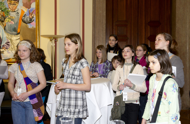 Teilnehmerinnen bei der Führung