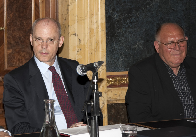 v.li. Dr. Christoph Kotanko - Chefredakteur Kurier und DI Dr. Todor Balabanov - Institut für Höhere Studien