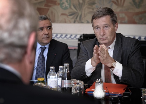 Pierre Lequiller im Gespräch mit  Fritz Neugebauer- Zweiter Nationalratspräsident