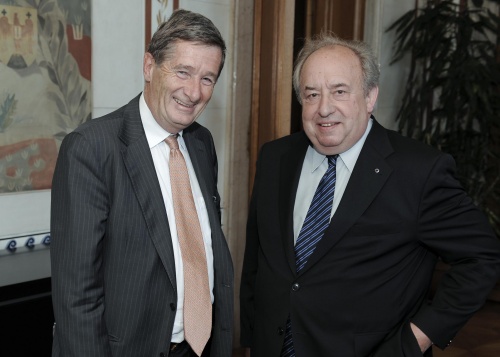 v.li. Pierre Lequiller und Fritz Neugebauer- Zweiter Nationalratspräsident