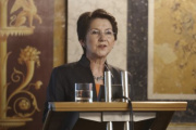Nationalratspraesidentin Mag. Barbara Prammer am Rednerpult