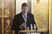 Dr. Thomas Stelzer, Vereinten Nationen am Rednerpult