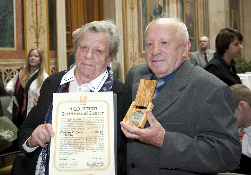 v.li. Hermine Füreder und Alois Schatz