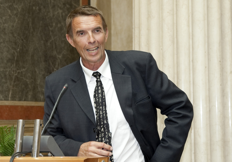 Dr. Wolfgang Swoboda - Präsident der Vereinigung österreichischer Staatsanwältinnen und Staatsanwälte am Rednerpult