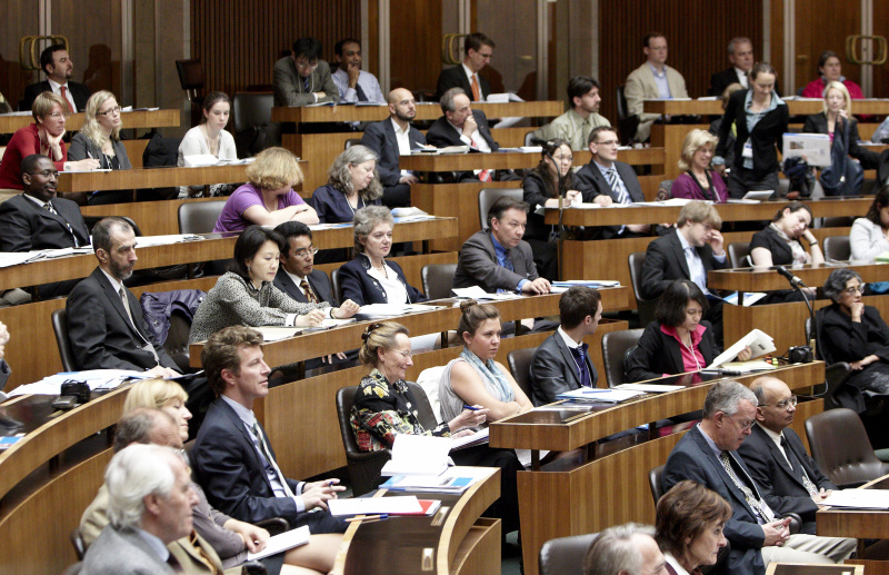 Blick in Richtung VeranstaltungsteilnehmerInnen