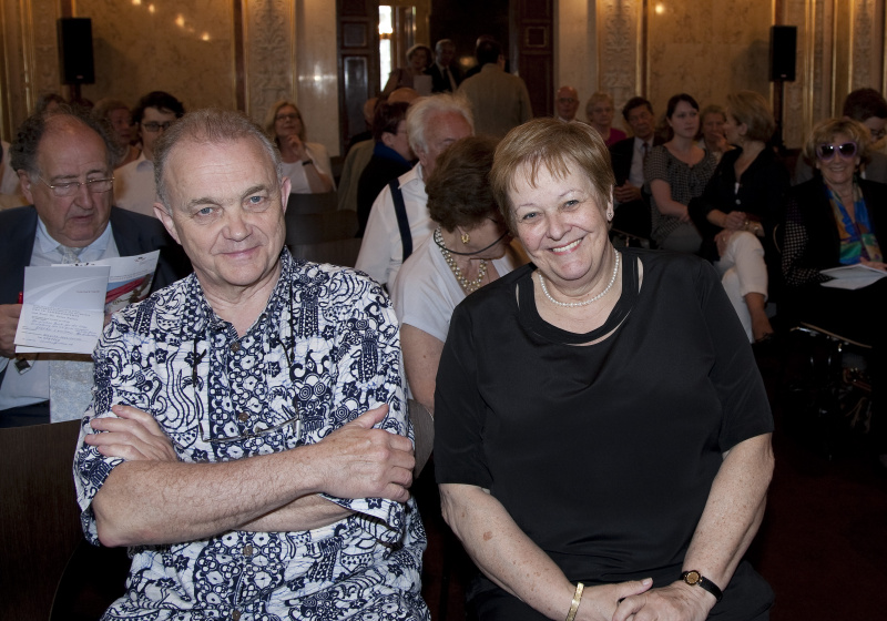 v.li. Arne und  Anna Elisabeth Haselbach