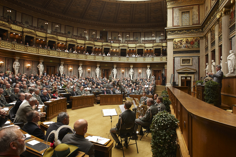 Dr. Heinz Fischer - Bundespräsident am Rednerpult