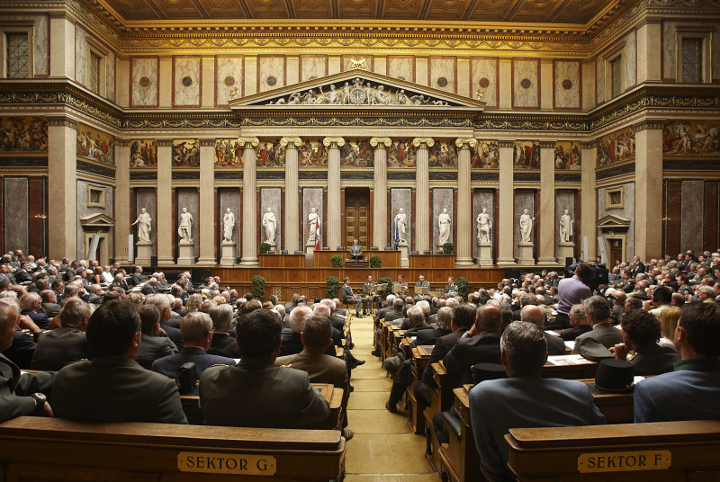 Dr. Heinz Fischer - Bundespräsident am Rednerpult