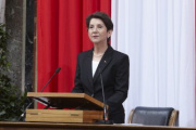Nationalratspraesidentin Mag.a Barbara Prammer am Rednerpult