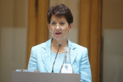 Nationalratspräsidentin Mag. Barbara Prammer am Rednerpult