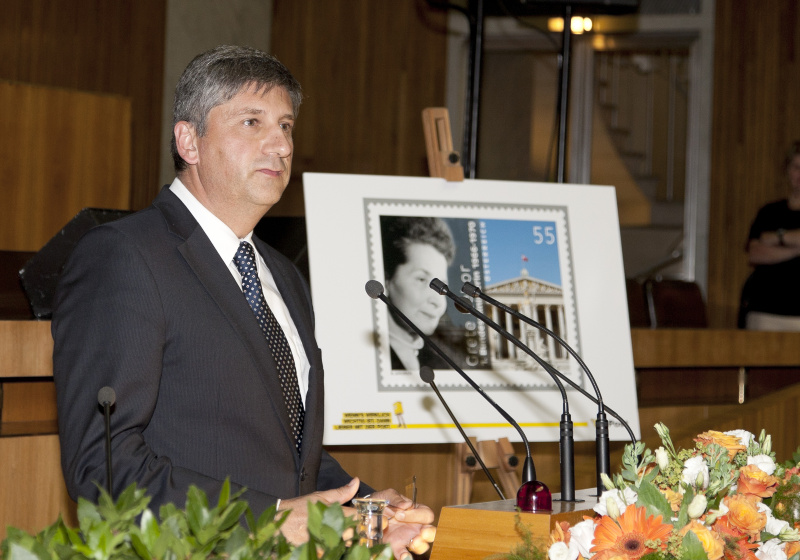 Dr. Michael Spindelegger - Bundesminister für europäische und internationale Angelegenheiten am Rednerpult