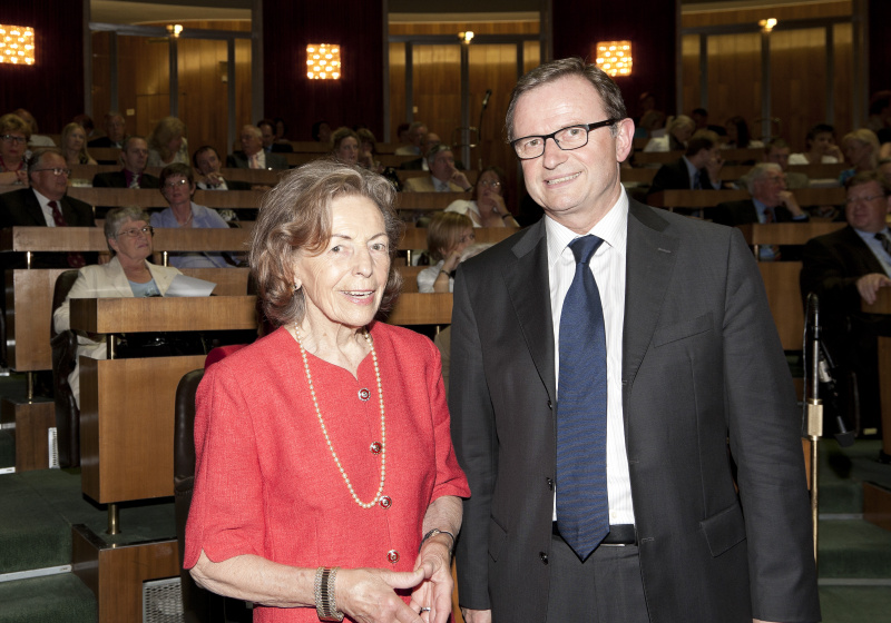 Dr. Marga Hubinek - Zweite Praesidentin des Nationalrates a.D., Karlheinz Kopf - Klubobmann der OEVP