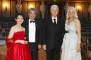 v.links: Nationalratspraesidentin Mag. Barbara Prammer, Bundespraesident Dr. Heinz Fischer, Bill Clinton und Kronprinzessin Mette Marit von Norwegen