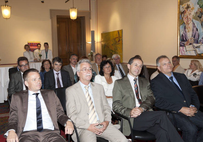 v.li. Harald Himmer - Vizepräsident des Bundesrates, Günther Kaltenbacher - Bundesratsmitglied, Georg Keuschnigg - Bundesratsmitglied und Gottfried Kneifel -Bundesratsmitglied