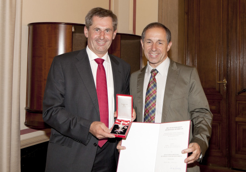 v.li. Martin Preineder - Präsident des Bundesrates und Georg Keuschnigg - Bundesratsmitglied