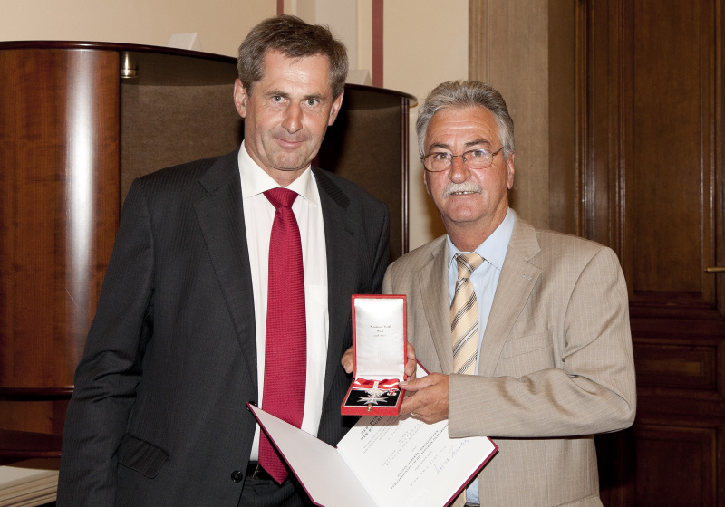 v.li. Martin Preineder - Präsident des Bundesrates und Günther Kaltenbacher - Bundesratsmitglied