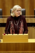 Andrea Gessl-Ranftl, Nationalratsabgeordnete der SPÖ, am Rednerpult.