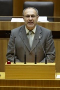 Kurt List, Nationalratsabgeordneter des BZÖ, am Rednerpult.