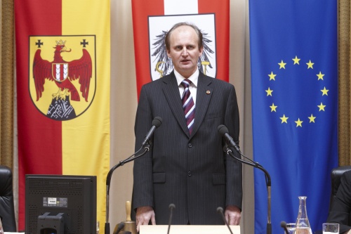 Erwin Preiner als Bundesratspräsident am Präsidium.