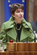 Martina Diesner-Wais, Bundesrätin der ÖVP, am Rednerpult.