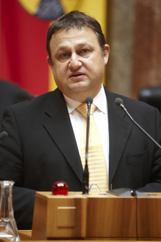 Josef Kalina, Bundesrat der SPÖ am Rednerpult.