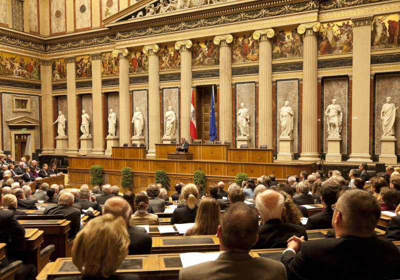 Bundespräsident Dr. Heinz Fischer am Rednerpult