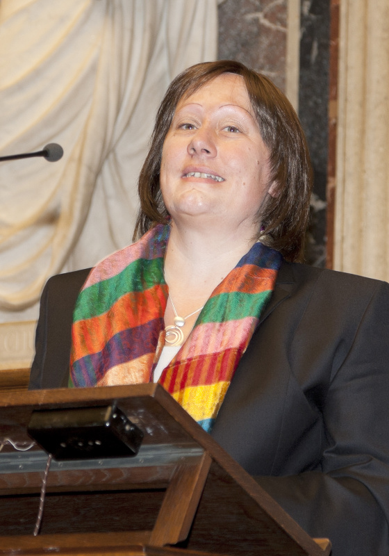 Priv.-Doz.in Dr.in Katharina Pabel - Institut für Österreichisches und Europäisches Öffentliches Recht, WU Wien am Rednerpult