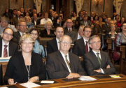 1. Reihe v.li. Karin Gastinger -  Bundesministerin a.D., Harald Ofner - Bundesminister a.D und Wilhelm Molterer - Nationalratsabgeordneter